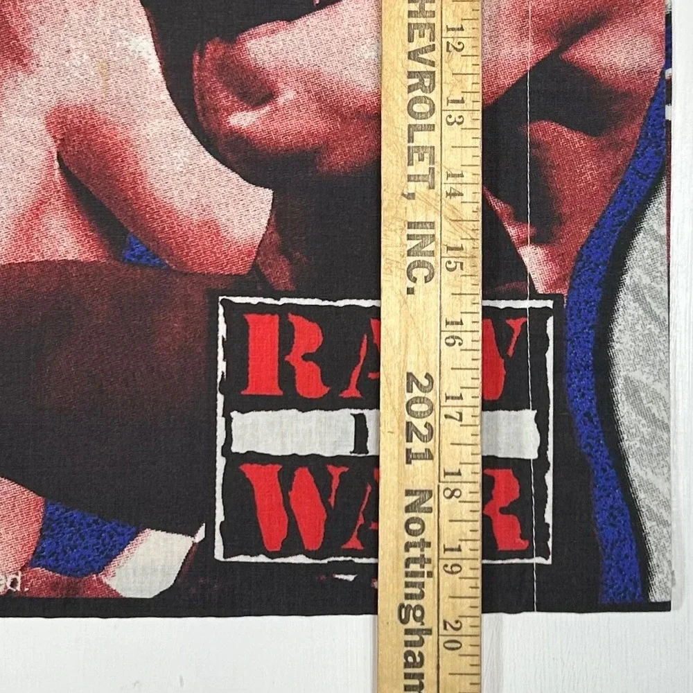 Vintage 1999 WWF Raw Is War Pillowcase Attitude Era Undertaker Chyna Rock HHH